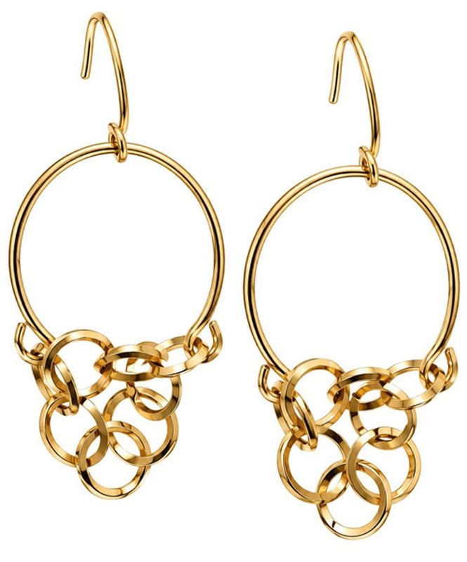 Gold Filled Ringlet Hoop Earrings