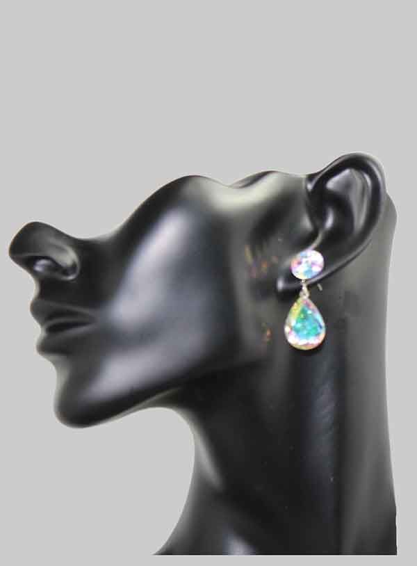 Sparkling Swarovski® Teardrop Crystal Earrings Sparkling Swarovski® Teardrop Crystal Earrings