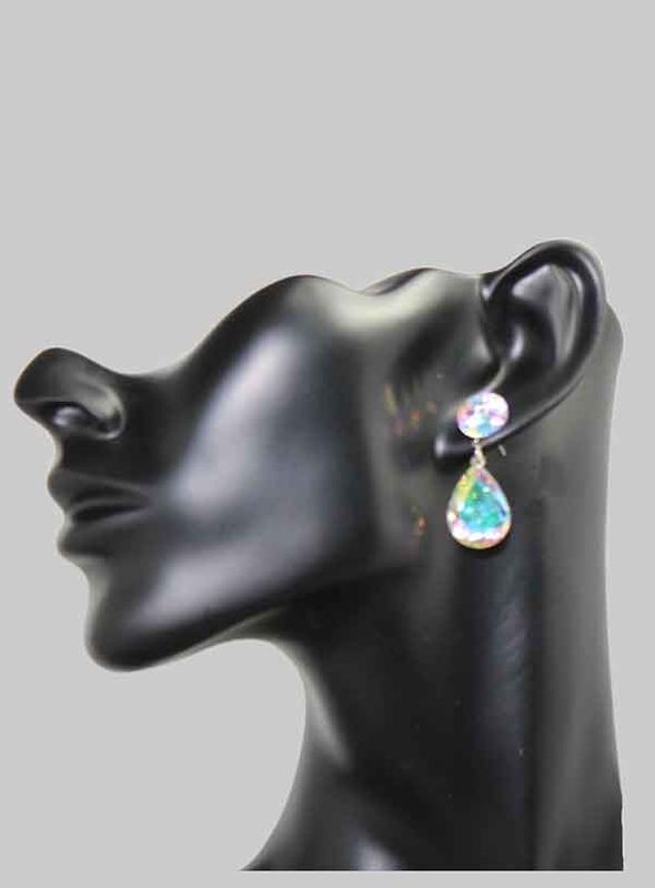 Sparkling Swarovski® Teardrop Crystal Earrings Sparkling Swarovski® Teardrop Crystal Earrings