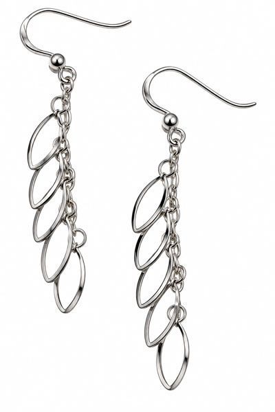 Interlocking Links Sterling Silver Earrings Interlocking Links Sterling Silver Earrings