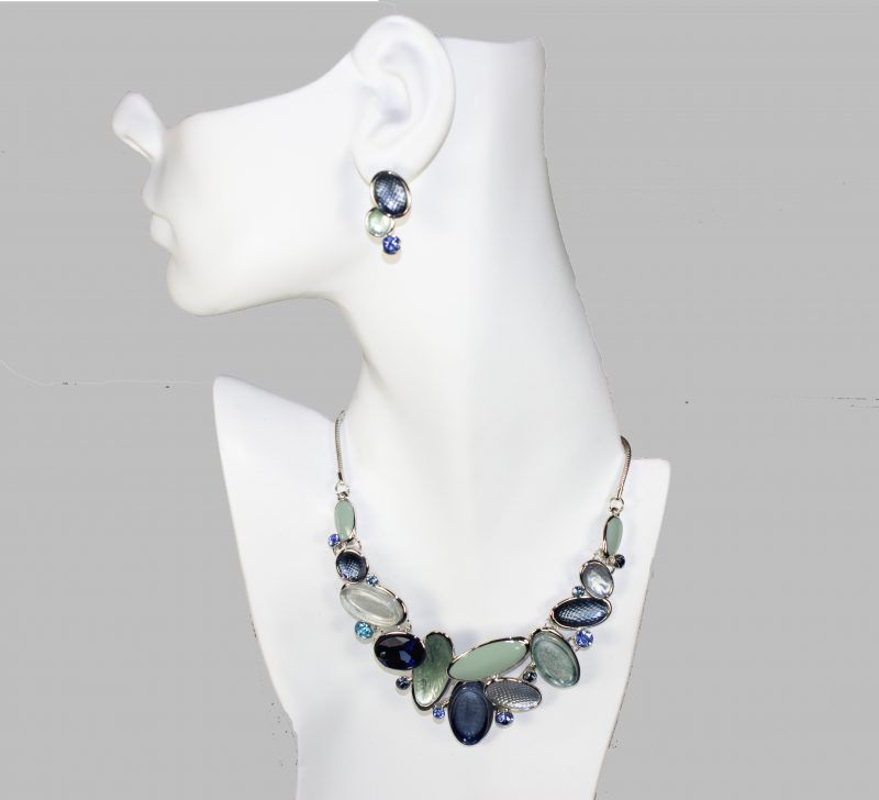 Artisan Coastal Enamel Jewelry Set Artisan Coastal Enamel Jewelry Set
