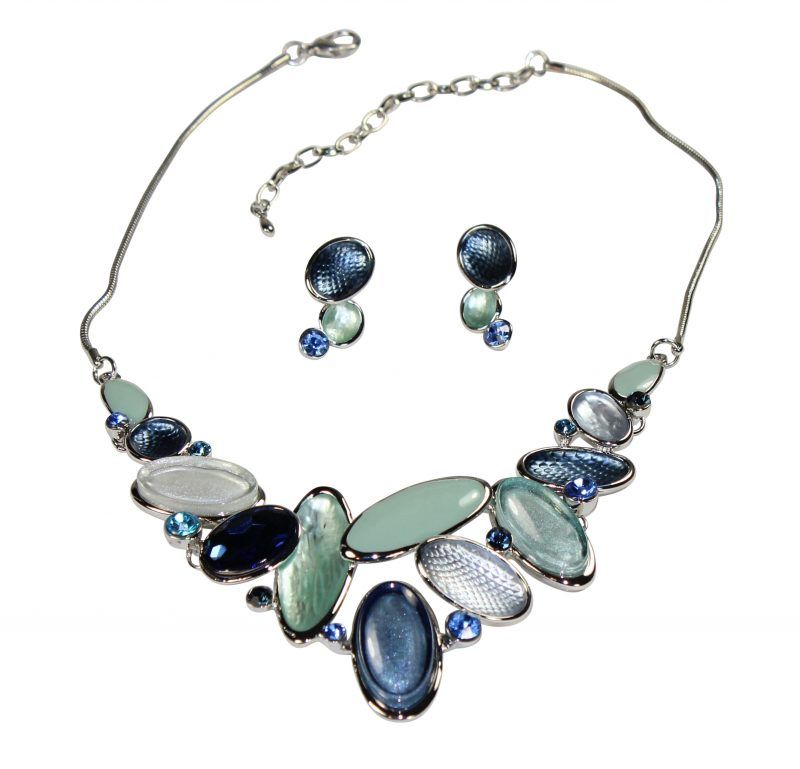 Artisan Coastal Enamel Jewelry Set Artisan Coastal Enamel Jewelry Set