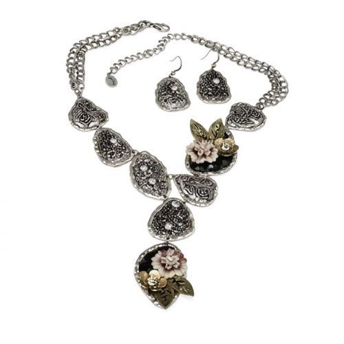 Elegant Garden Bloom Jewelry Set
