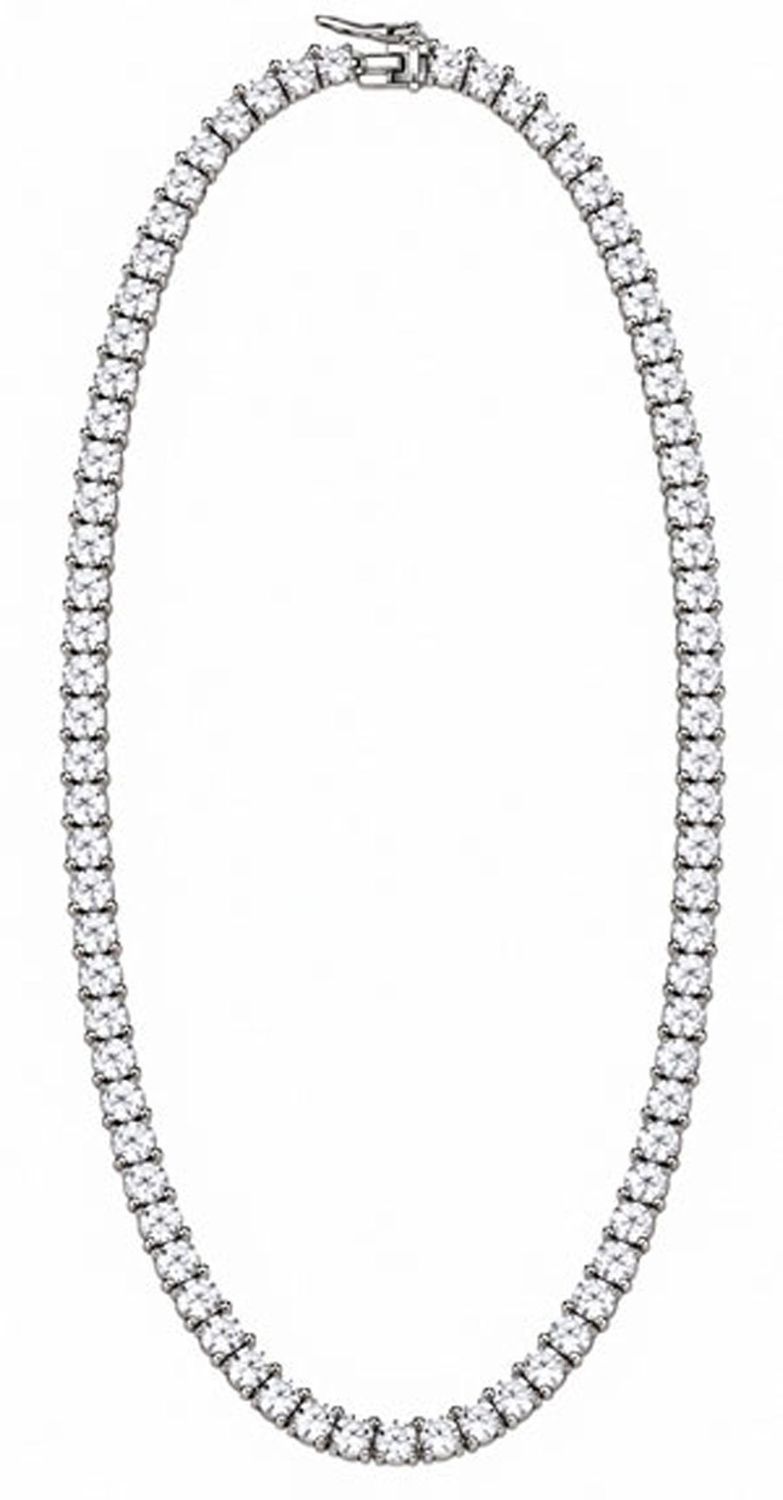 White Diamond Tennis Necklace White Diamond Tennis Necklace