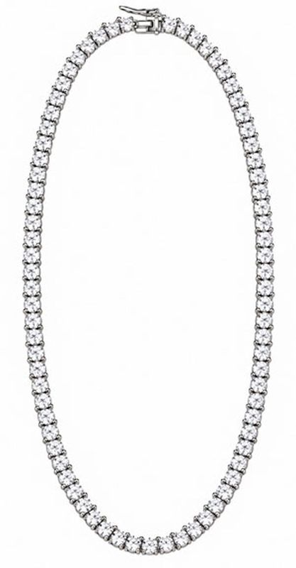 White Diamond Tennis Necklace White Diamond Tennis Necklace