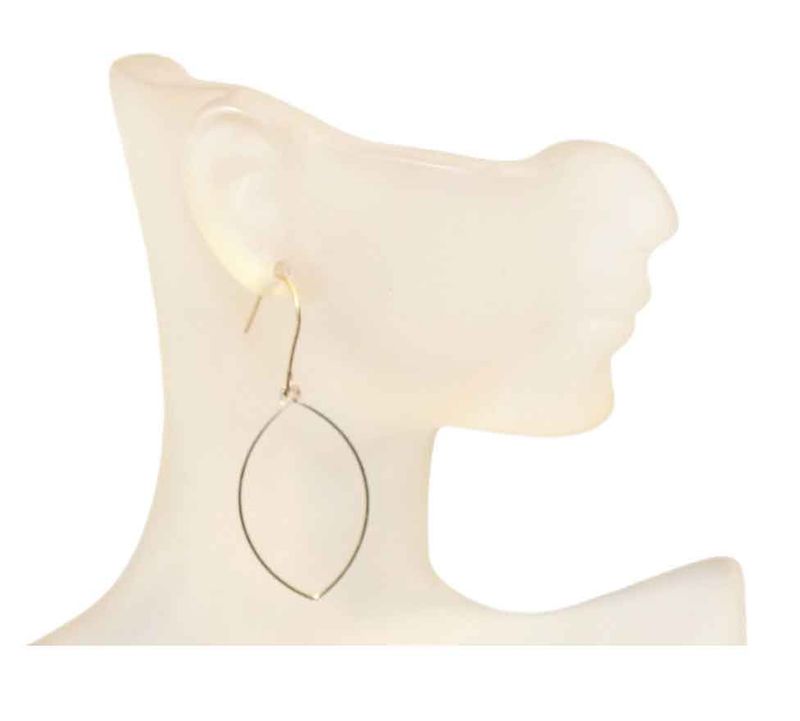 Gold Filled Open Oval Earrings