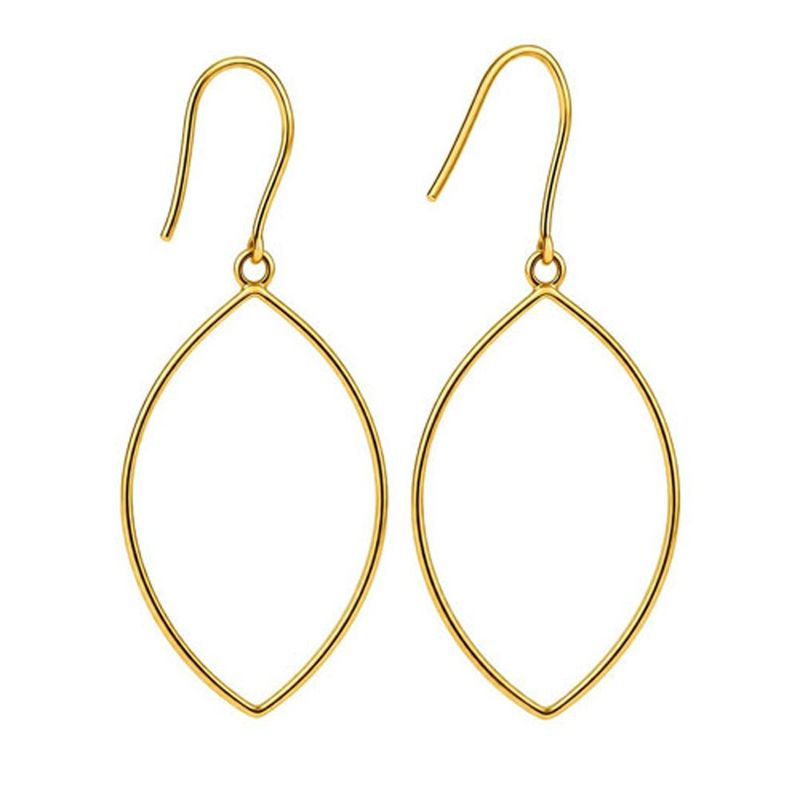 Gold Filled Open Oval Earrings