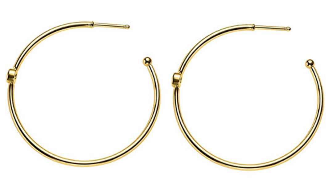 Sparkling Crystal & Gold Tone 18K Gold Earrings Sparkling Crystal & Gold Tone 18K Gold Earrings