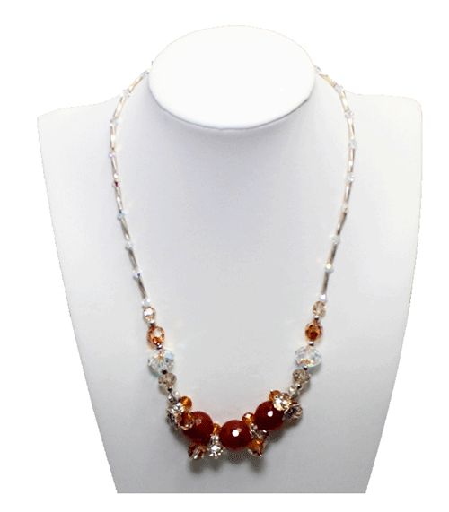 Swarovski® Crystal & Glass Bead Necklace
