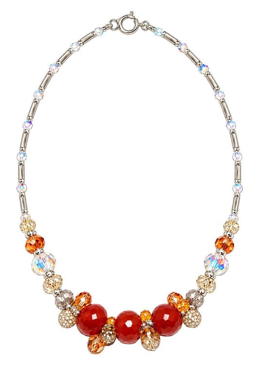 Swarovski® Crystal & Glass Bead Necklace Swarovski® Crystal & Glass Bead Necklace