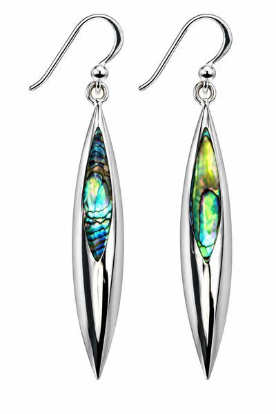 Abalone Mother-of-Pearl Sterling Silver Earrings