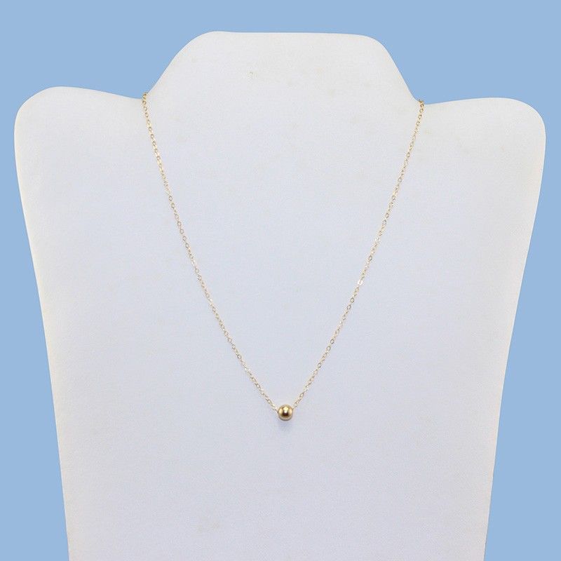 Classic Gold Bead Necklace Classic Gold Bead Necklace