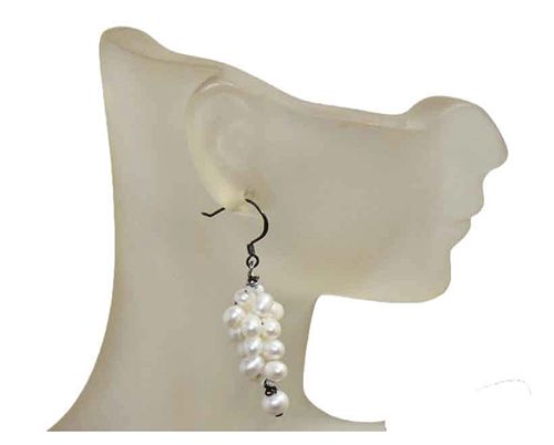Pearl Constellation Sterling Silver Earrings Pearl Constellation Sterling Silver Earrings