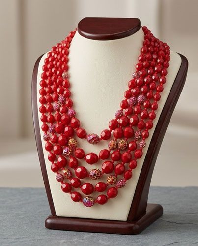 Vintage Celluloid Layered Necklace Vintage Celluloid Layered Necklace