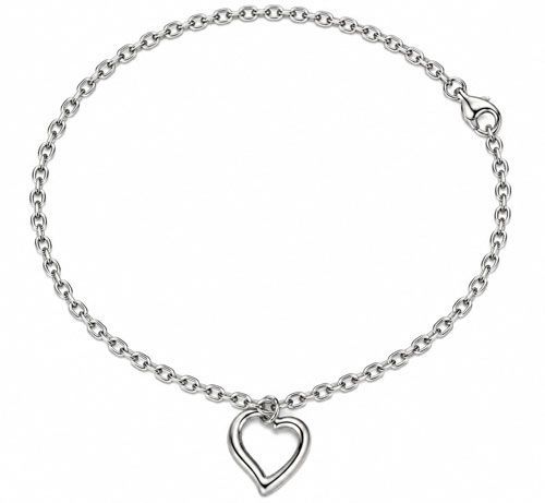 Dangling Heart Sterling Silver Necklace Dangling Heart Sterling Silver Necklace