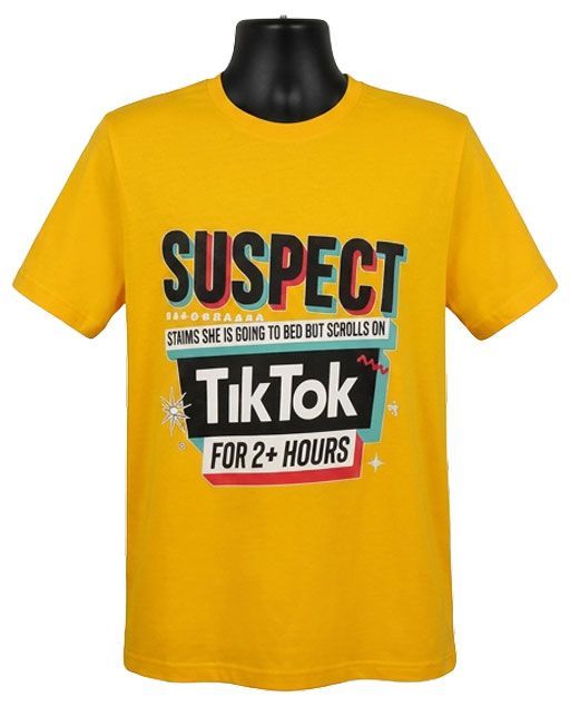 Suspect Claims She Is Going to Bed But Scrolls on Tiktok for 2+ Graphic Tee Suspect Claims She Is Going to Bed But Scrolls on Tiktok for 2+ Graphic Tee