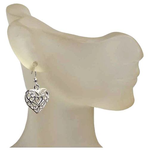 Heartbeat Curve Sterling Silver Earrings Heartbeat Curve Sterling Silver Earrings