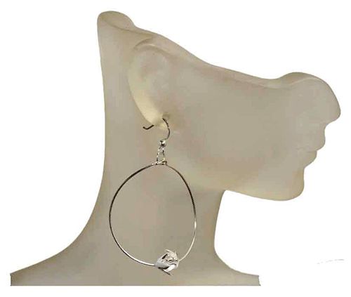 Embraced Oval Sterling Silver Drop Earrings Embraced Oval Sterling Silver Drop Earrings