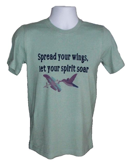 Spread Your Wings Let Your Spirit Soar Graphic Tee