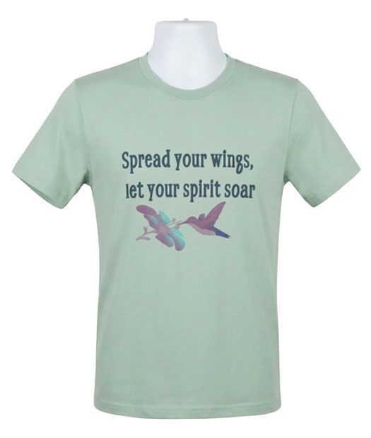 Spread Your Wings Let Your Spirit Soar Graphic Tee Spread Your Wings Let Your Spirit Soar Graphic Tee