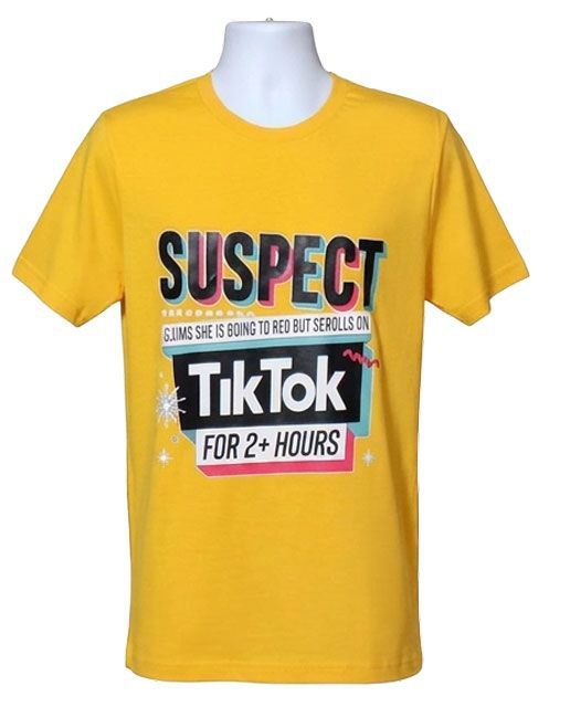 Suspect Claims She Is Going to Bed Graphic Tee Suspect Claims She Is Going to Bed Graphic Tee