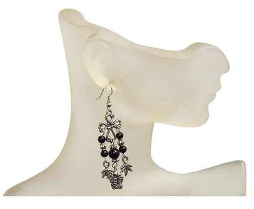 Artisan Beaded & Silver Silver Tone Earrings Artisan Beaded & Silver Silver Tone Earrings