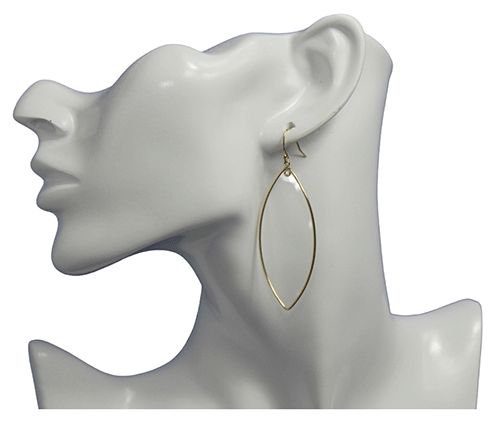Gold Filled Open Leaf Earrings Gold Filled Open Leaf Earrings