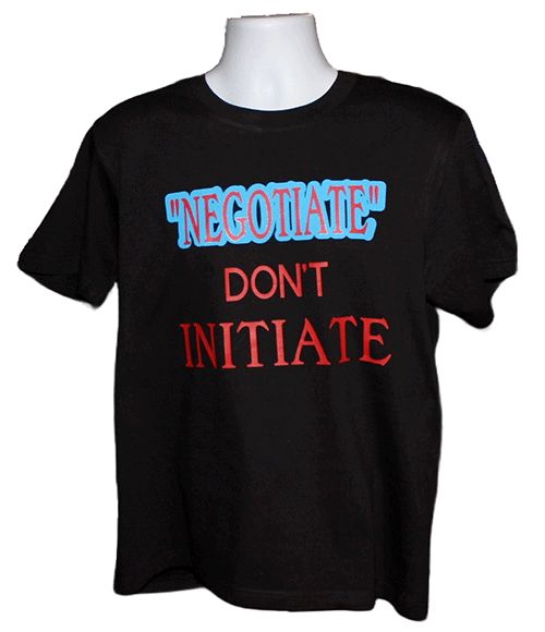 Negotiate Don Initiate Graphic Tee Negotiate Don Initiate Graphic Tee