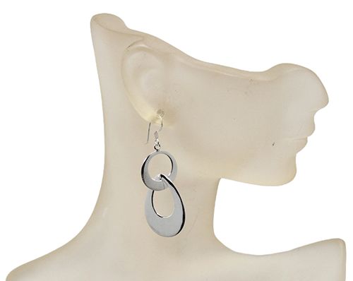 Longline Sterling Silver Drop Earrings Longline Sterling Silver Drop Earrings