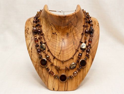 Mixed Beaded Layered Necklace Mixed Beaded Layered Necklace