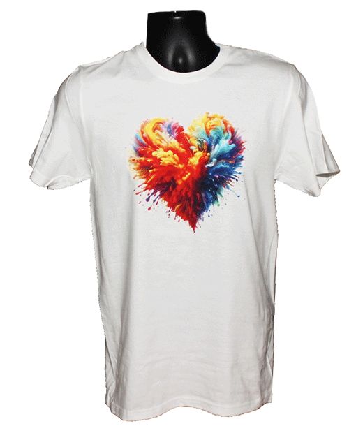 Bursting Heart Graphic Tee Bursting Heart Graphic Tee