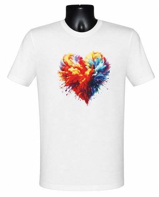 Bursting Heart Graphic Tee Bursting Heart Graphic Tee