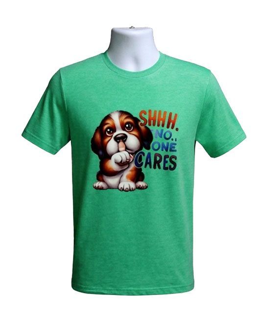 Shhh. No One Cares Graphic Tee