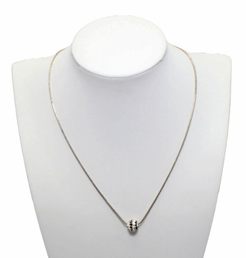 Vintage Silver Beaded Necklace Vintage Silver Beaded Necklace