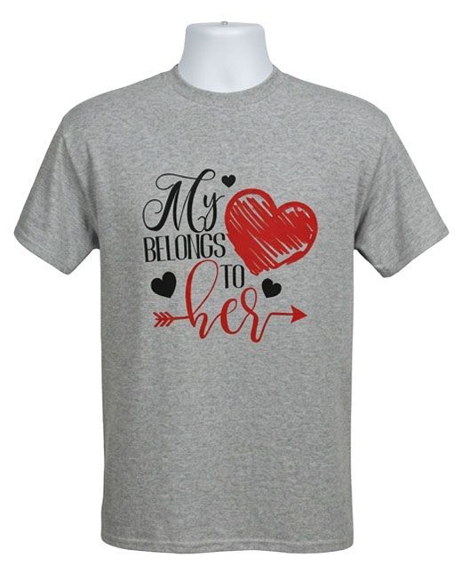 My Heart Belongs to Her Graphic Tee My Heart Belongs to Her Graphic Tee