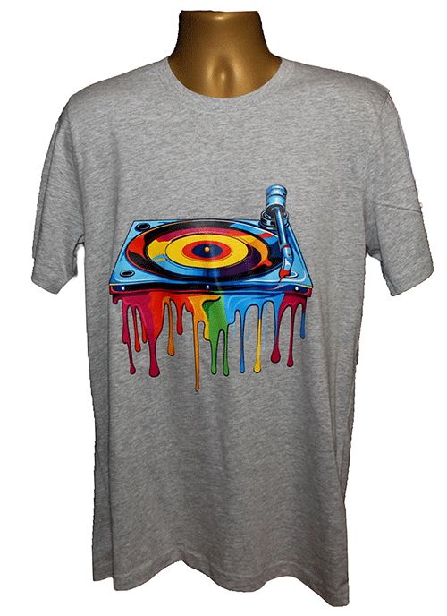 Record Player Graphic Tee Record Player Graphic Tee