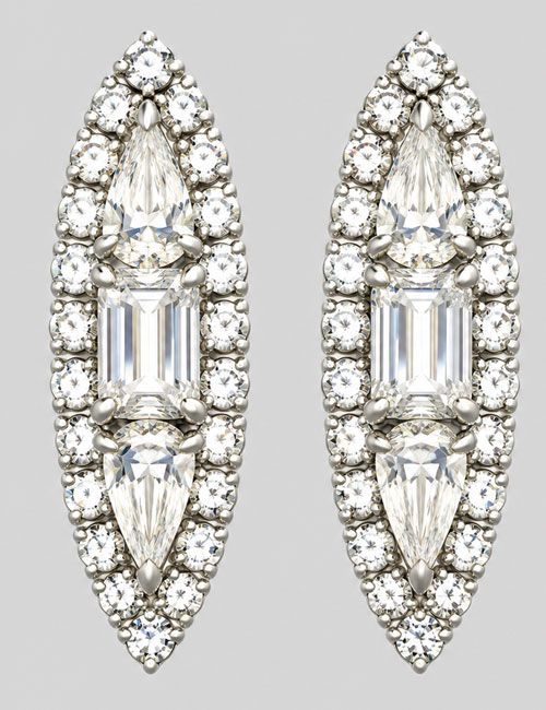 Sparkling Clip-on Rhinestone Earrings