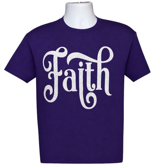 Faith (Glittered) Graphic Tee (YOUTH) Faith (Glittered) Graphic Tee (YOUTH)