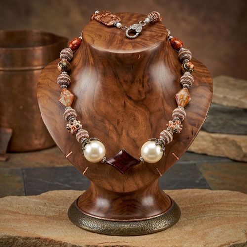 Mixed Media Beaded Necklace Mixed Media Beaded Necklace