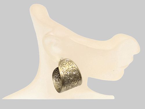 Brass Cuff Earrings Brass Cuff Earrings