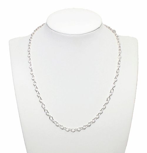 16-Inch Sterling Silver Spring Ring Chain 16-Inch Sterling Silver Spring Ring Chain
