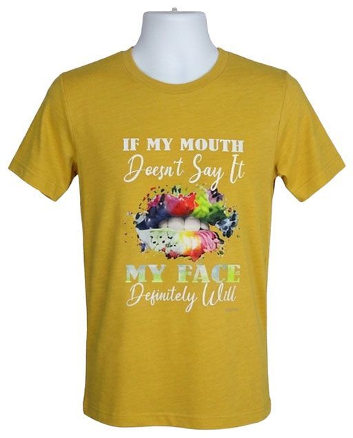 If My Mouth Doesn't Say It Graphic Tee If My Mouth Doesn't Say It Graphic Tee
