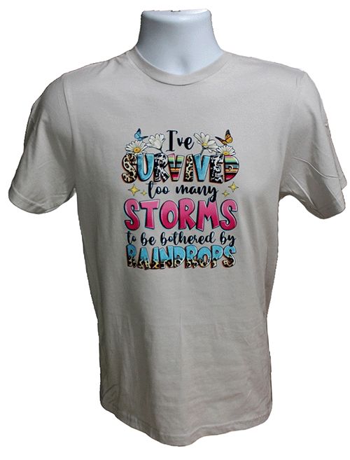 I Survived to Many Storms Graphic Tee