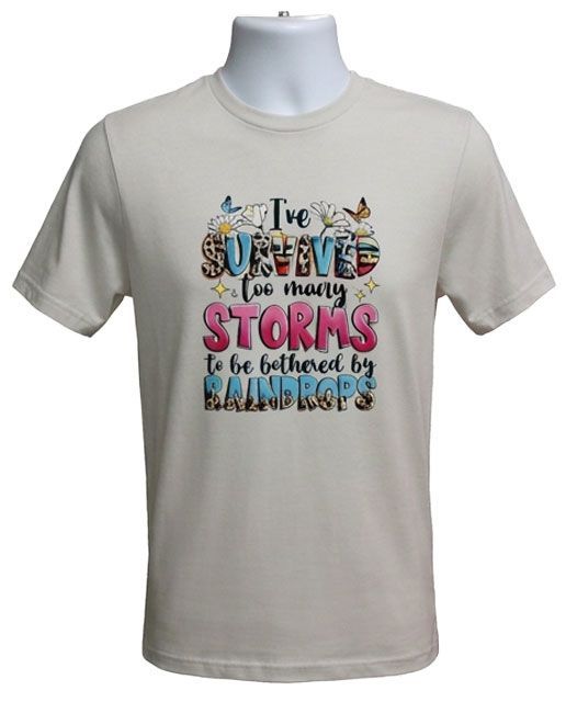 I Survived to Many Storms Graphic Tee I Survived to Many Storms Graphic Tee
