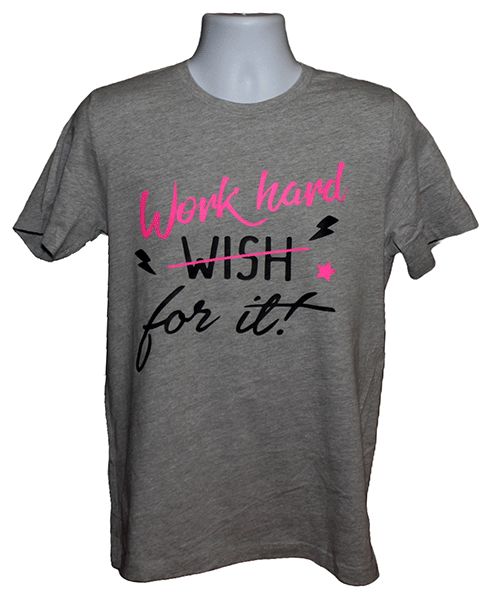 Work Hard, Wish for It Graphic Tee Work Hard, Wish for It Graphic Tee