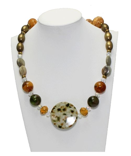 Beaded Pendant Necklace Beaded Pendant Necklace