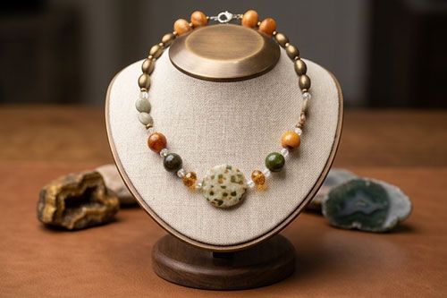 Beaded Pendant Necklace Beaded Pendant Necklace