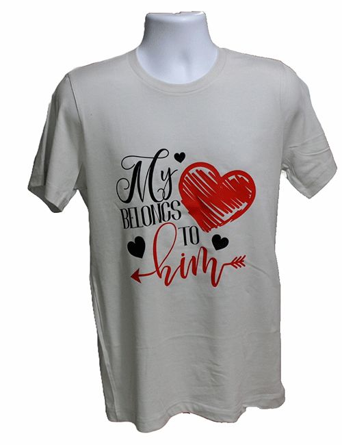 My Heart Belongs to Him Graphic Tee