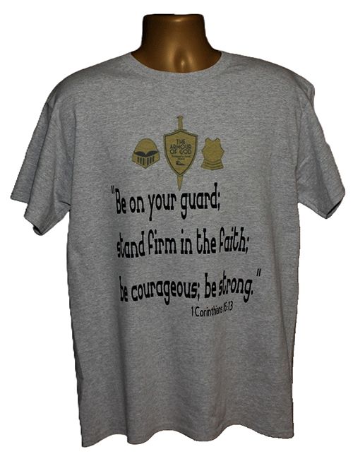 Inspirational Be on Your Guard Graphic Tee – Style TS175