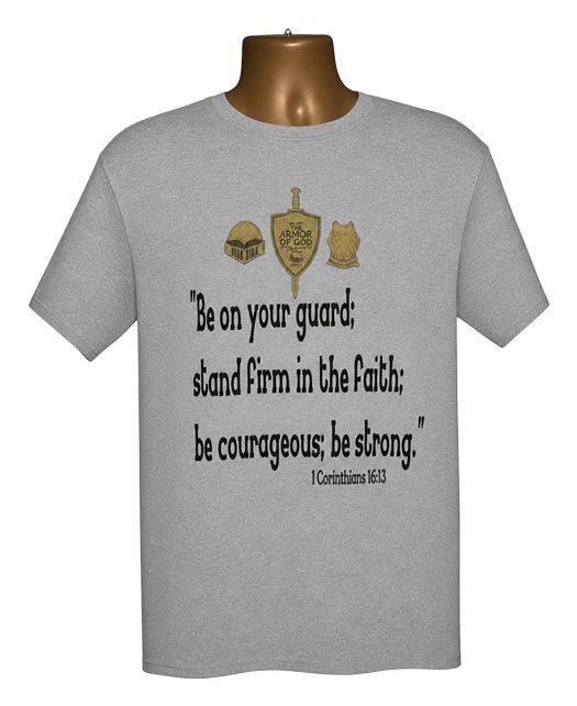 Inspirational Be on Your Guard Graphic Tee – Style TS175 Inspirational Be on Your Guard Graphic Tee – Style TS175